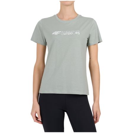 Damen-T-Shirt 4F Tshirt F3495 hellgrün Mint