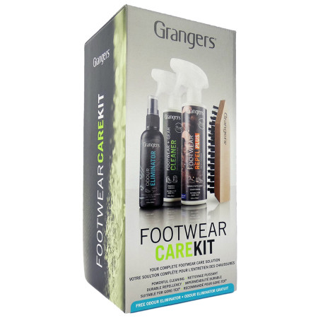 Reinigungsset Granger's Footwear Care Kit schwarz