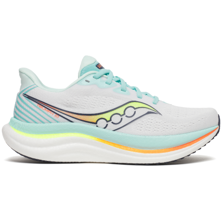 Damen Laufschuhe Saucony Triumph 23 weiß white/aqua