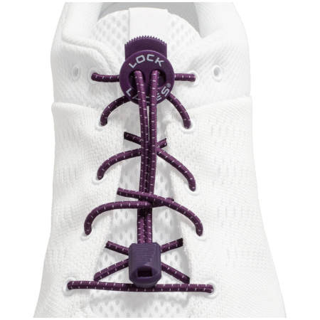 Schnürsenkel Lock Laces Original lila Purple