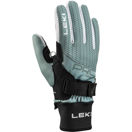 Skilanglauf-Handschuhe Leki PRC ThermoPlus Shark Women schwarz/grün black-ice green