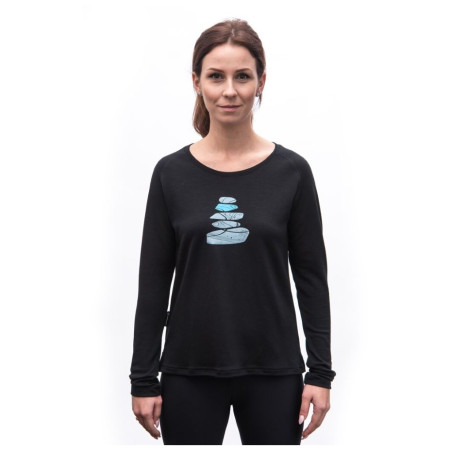 Damen-Funktionsshirt Sensor Merino Blend Stone