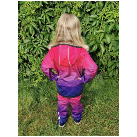 Kinder-Softshell-Jacke WAMU Mozaika purple