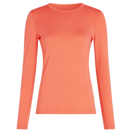 Damen-T-Shirt Icebreaker W Mer Core Heavyweight LS Crewe orange Tang