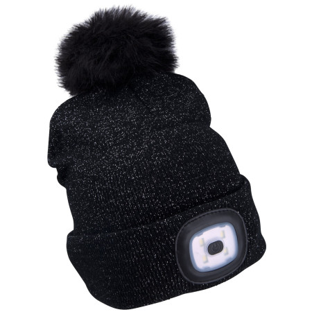 Damenmütze mit Stirnlampe Extol Light women schwarz Black