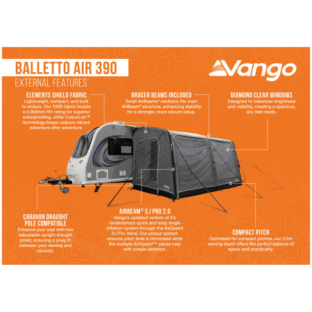 Vorzelt Vango Balletto Air 390