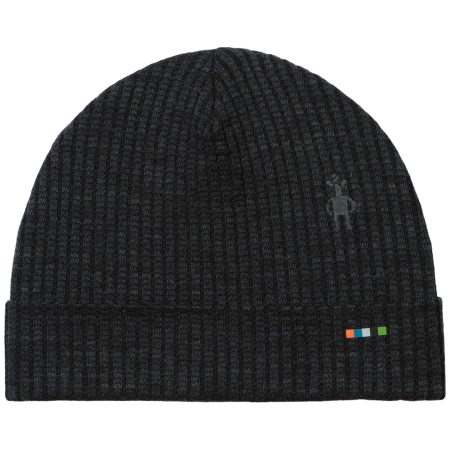Mütze Smartwool Thermal Merino Rib Beanie schwarz CHRCL HEATHER