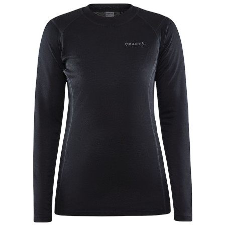 Damen-Funktionsshirt Craft Core Warm Baselayer Ls schwarz Black