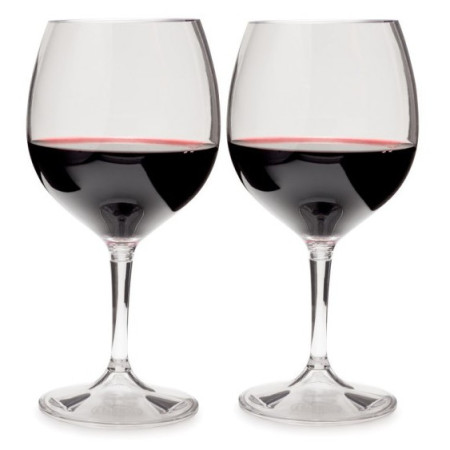 Weingläser GSI Outdoors Nesting Red Wine Glass Set durchsichtig