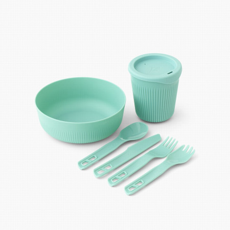 Geschirrset Sea to Summit Passage Dinnerware Set 1P 6 Piece blau