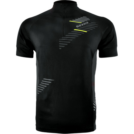 Herren Radtrikot Silvini Croce MD1204 schwarz BlackYellow