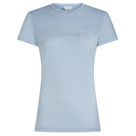 Damen-Funktionsshirt Icebreaker Women M 150 Tech Lite SS Tee IBStitchlin hellblau Zinc Blue