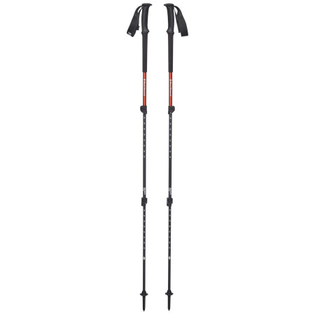 Trekkingstöcke Black Diamond Trail Back schwarz/rot Picante