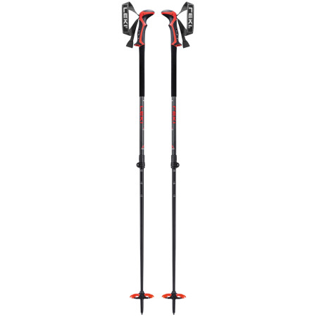Skialp-Stöcke Leki Haute Route 2 schwarz/rot dark anthracite-dark red-black