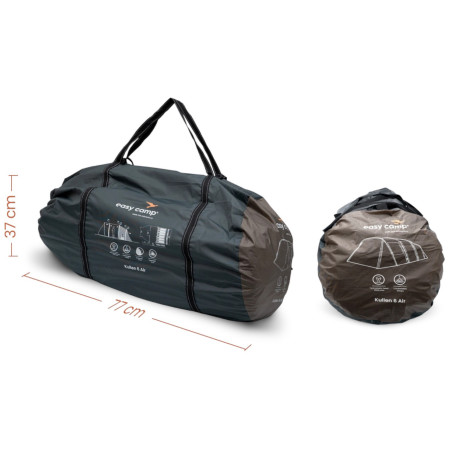 Familienzelt für 6 Personen Easy Camp Kullen 6 Air