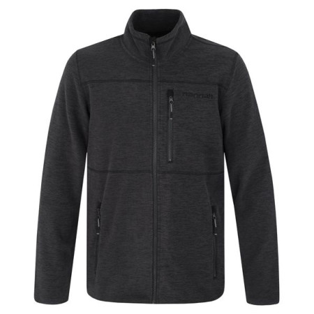 Herren Funktions-Sweatshirt Hannah Santon II schwarz Anthracite mel