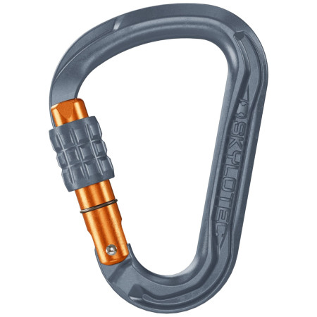 Karabiner Skylotec Leger SG (screw gate) grau/orange Grey/Orange