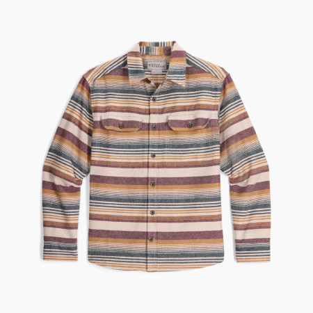 Herrenhemd Royal Robins Clouds Rest Hemp L/S hellbraun Pebble Alder Str