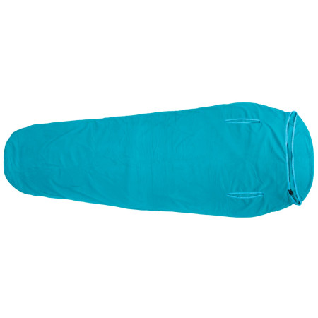 Schlafsackeinlage Warmpeace Polartec Micro Mummy 195 cm hellblau Caribic