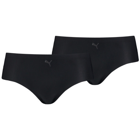 Damenhöschen Puma Seamless Hipster 2P Pack schwarz Black
