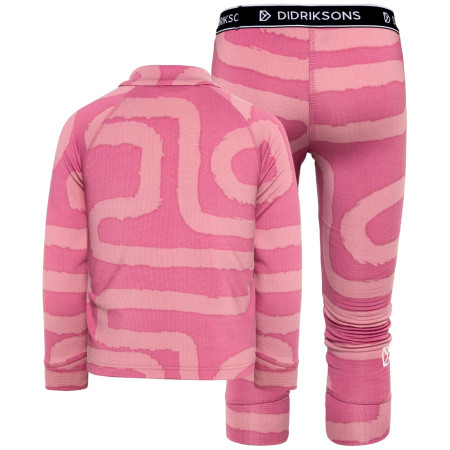 Kinder-Funktionsunterwäsche Didriksons Jadis Kids Pr Set 5 Path Heather Pink