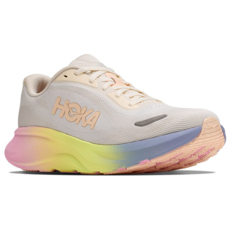 Damen Laufschuhe Hoka Rincon 5 rosa-lila Alabaster / Tangerine Glow