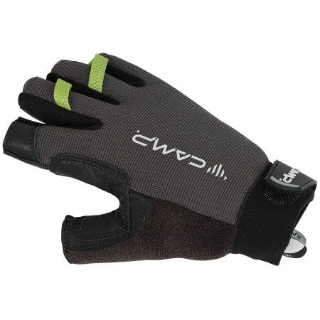 Klettersteig-Handschuhe Camp Axion Light Fingerless schwarz/grün