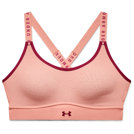 Sport-BH Under Armour Infinity Mid Bra rosa Pink Sands / Pink Sands / Black Rose
