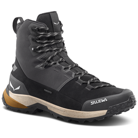 Wanderschuhe Salewa Puez Winter Mid Ptx M schwarz 0971 - Black/Black