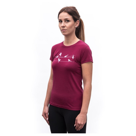 Damen-Funktionsshirt Sensor Merino Active Songbirds
