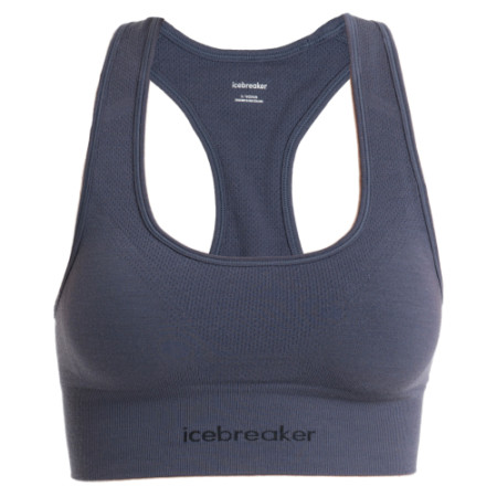 Sport-BH Icebreaker Women Merino Seamless Active Bra grau Graphite