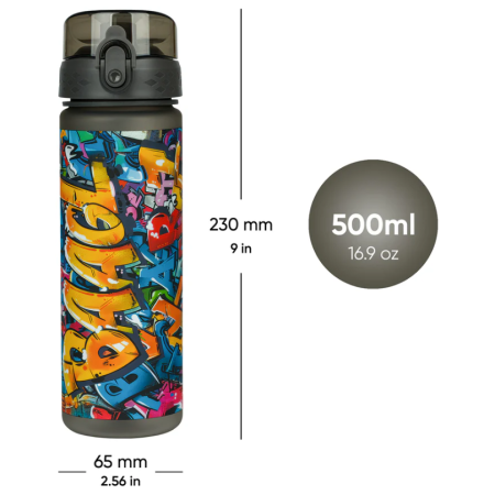 Kindertrinkflasche Baagl Tritan-Trinkflasche 500ml