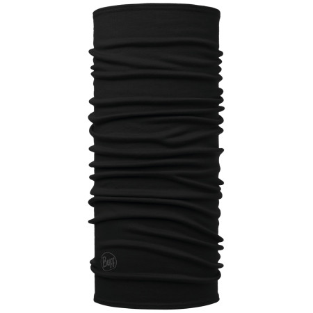 Multifunktionstuch Buff Midweigt Merino Wool schwarz SolidBlack