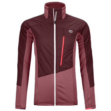 Damenjacke Ortovox W's Westalpen Hybrid Jacket rot Winetasting