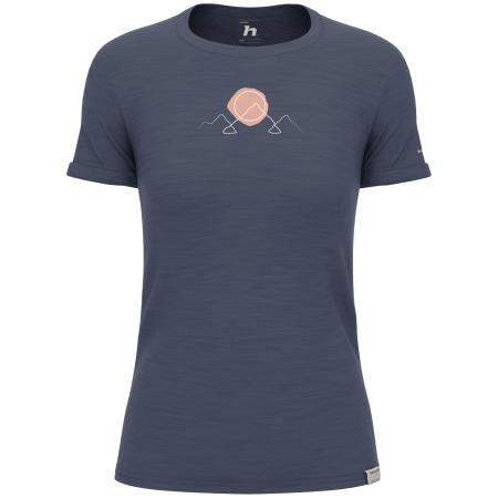 Damen-T-Shirt Hannah Selia II dunkelblau ombre blue