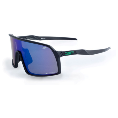 Sonnenbrille 3F Fahrradbrille Zephyr schwarz/blau černá