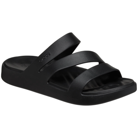 Damenpantoffeln Crocs Getaway Strappy schwarz Black