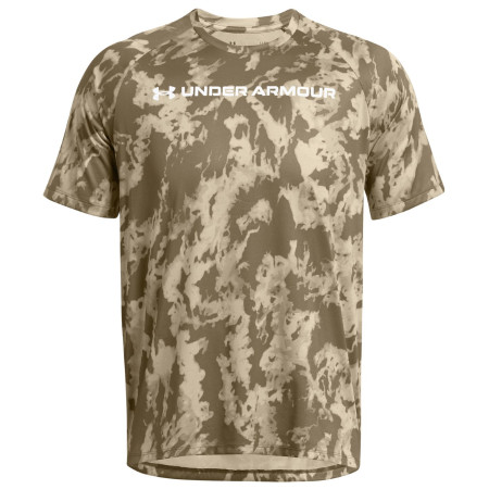 Herren-T-Shirt Under Armour Tech ABC Camo SS braun brn