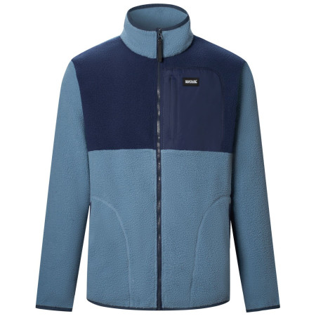 Herren Funktions-Sweatshirt Regatta Frankie Borg Colour Block grau/blau GryMirge/Nvy