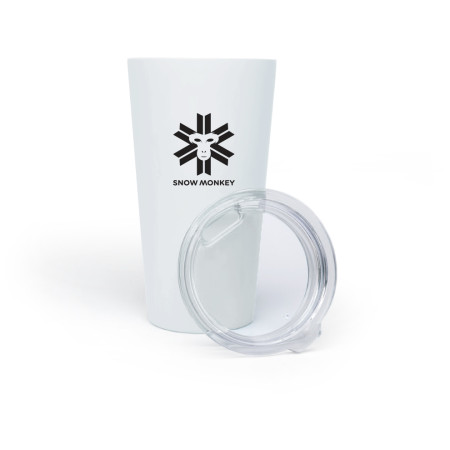 Thermotasse Snow Monkey Enjoyer 473 ml weiß white