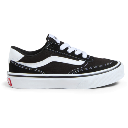 Kinderschuhe Vans Brooklyn Ls schwarz/weiß Suede/Canvas Black/White