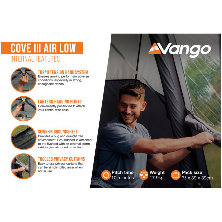 Vorzelt Vango Cove III Air Low