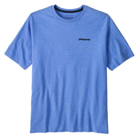 Herren-T-Shirt Patagonia P-6 Logo Responsibili Tee hellblau Abundant Blue