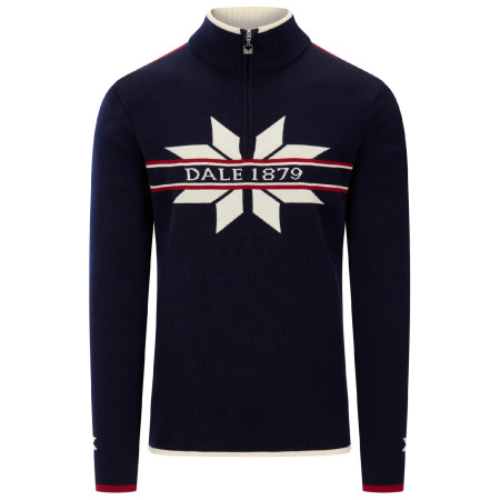 Herrenpullover Dale of Norway Nåle Masc. Sweater dunkelblau/weiß Marine Offwhite