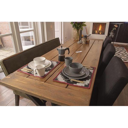 Geschirrset Bo-Camp Tableware 100% Melamine Stone