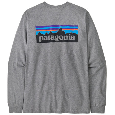 Herren-T-Shirt Patagonia P-6 Logo Responsibili Tee LS