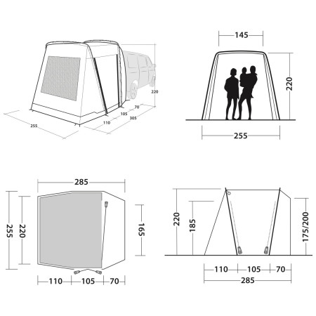 Vorzelt Outwell Desert Van