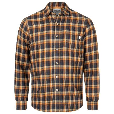 Herrenhemd Marmot Fairfax Midweight Flannel braun/grau Copper
