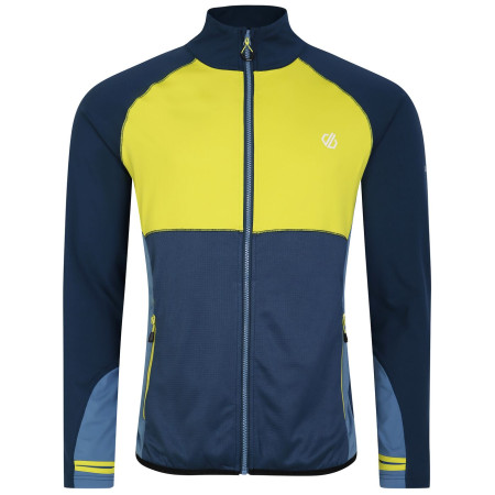 Herren-Sweatshirt Dare 2b Substratum II Cr Str blau/gelb Neon Spring/Moonlight Denim