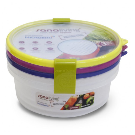 Snack-Box Omada Sanaliving Box Set 3x o18x6,5cm/1L
